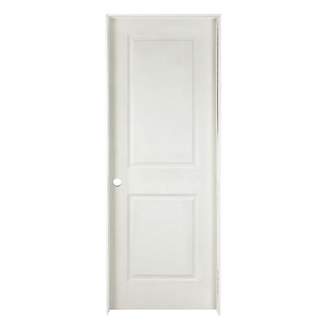 Porte prémontée à 2 panneaux 24 x 80 po - Gauche
