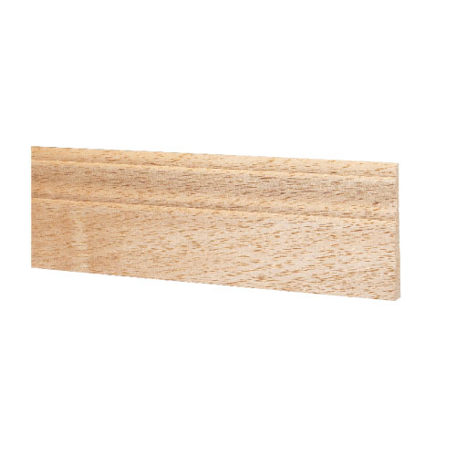 Plinthe en acajou naturel