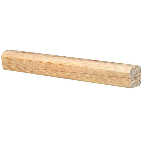 Hemlock Handrail - Natural - 1 1/2" x 1 1/2"