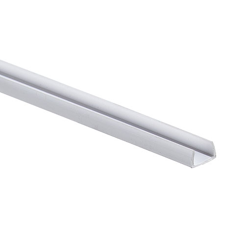 Bordure de tablette en vinyle blanc