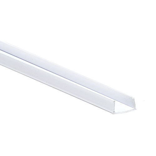 Bordure de tablette en vinyle blanc