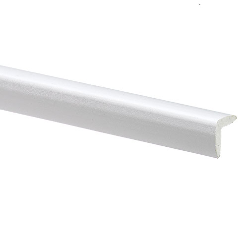 Coin extérieur en vinyle blanc doux