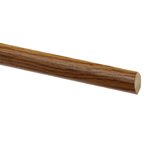 Quart de rond en pin jointé fini chêne