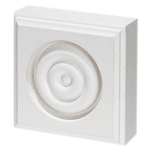 Rosette en MDF apprêté