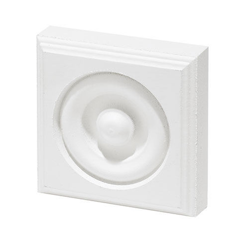 Rosette en MDF apprêté