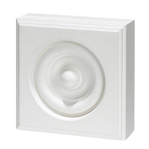 Rosette en MDF apprêté