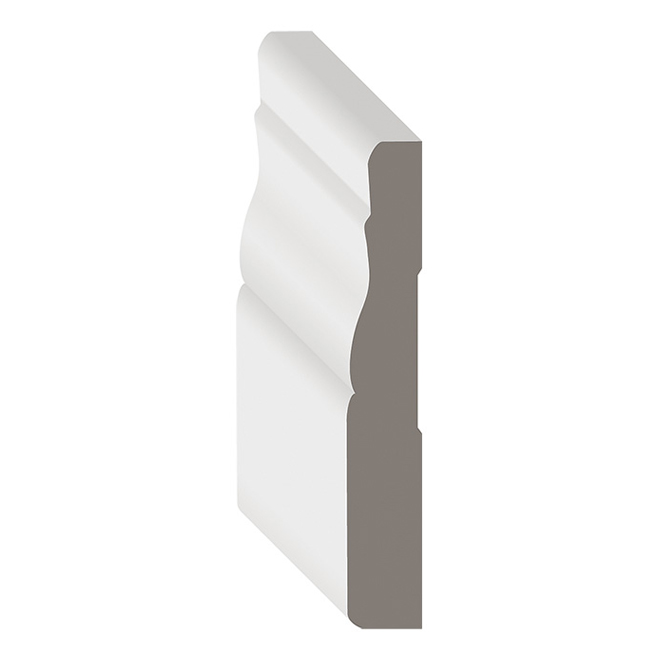 Plinthe préfinie en MDF de 3 1/4"