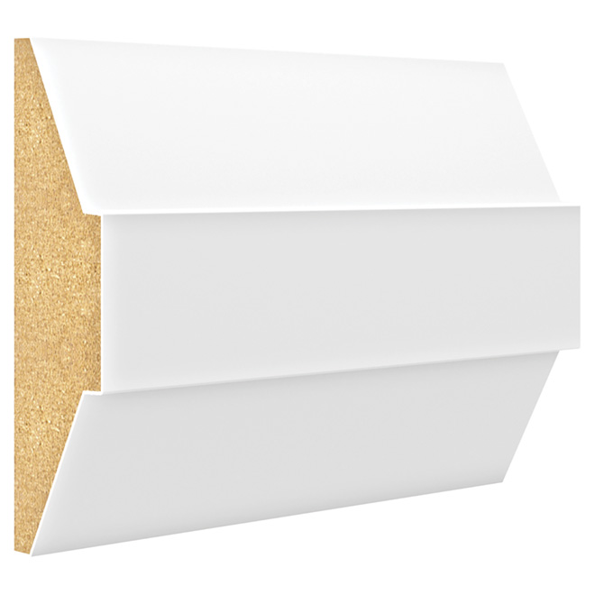 Cimaise de protection apprêtée en MDF de 3 1/2"