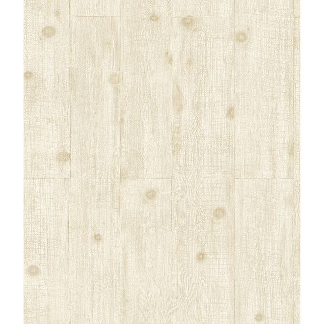 Papier peint pré-encollé au fini de bois naturel