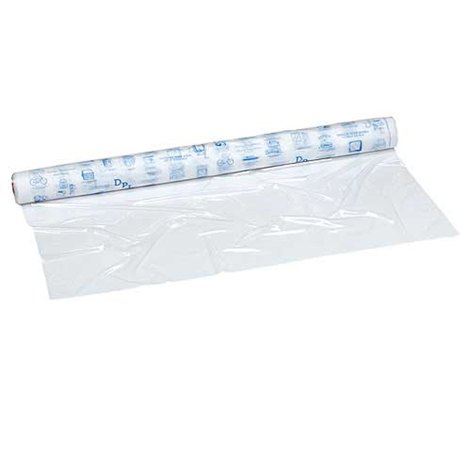 Tapis de table en vinyle, 1,37 m x 36 m, transparent