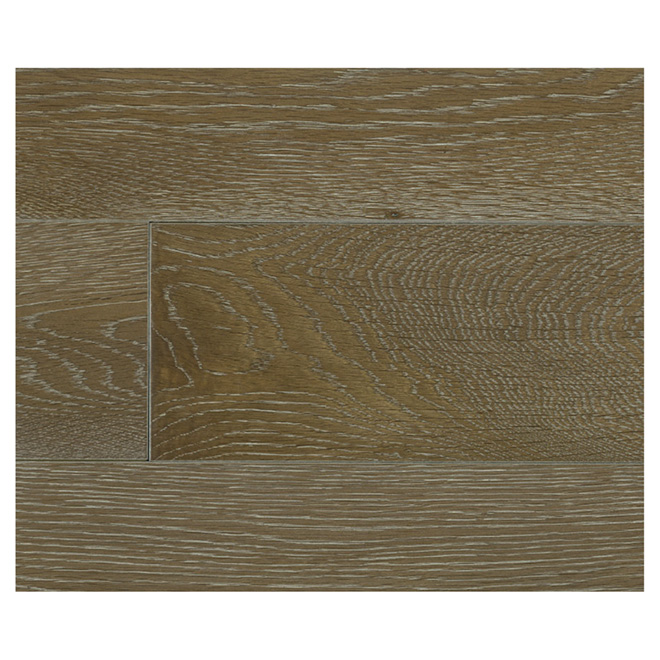 Plancher de bois d'ingénierie en chêne, tan