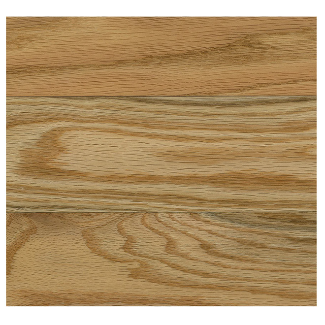 Plancher de bois franc en chêne, naturel