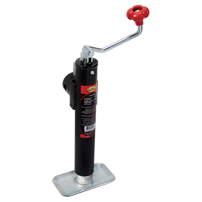 Cric-tube cylindrique à manivelle au-dessus, 6500 lb, 10 po