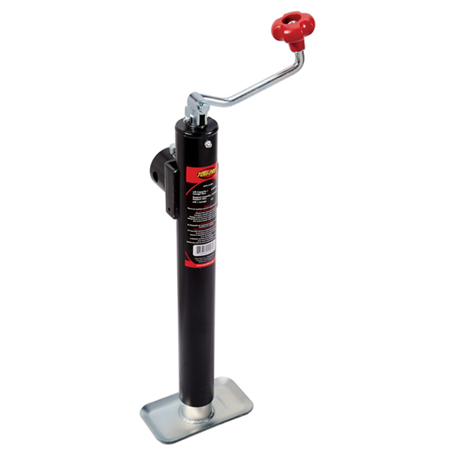 Cric-tube cylindrique à manivelle au-dessus, 6500 lb, 15 po