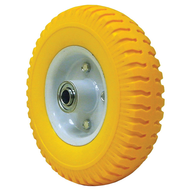 "Flat-Free" Wheelbarrow Wheel - 3.5 R 4 / 9"