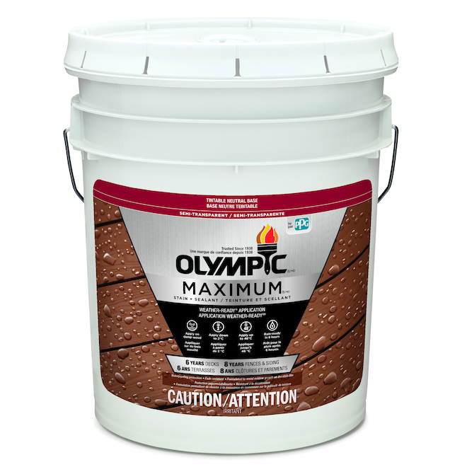"Maximum" Stain + Sealant - Neutral Base - 18.9 L