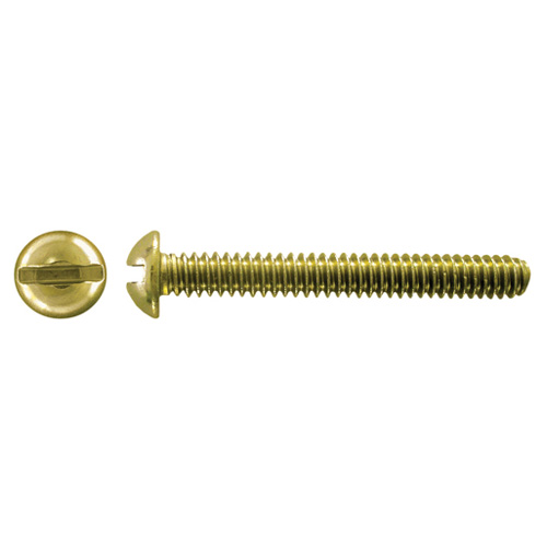 Round Head Slot Brass Machine Screw