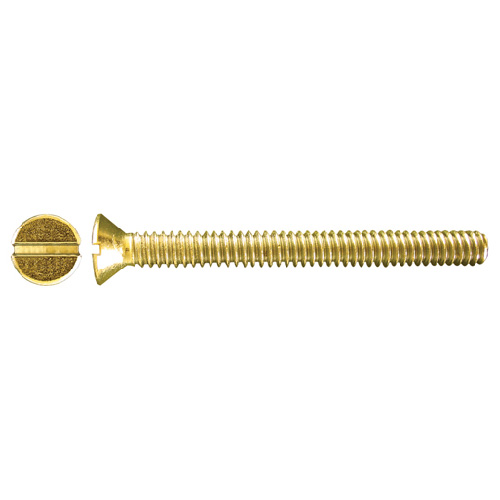 Flat Head Slot Brass Machine Screw