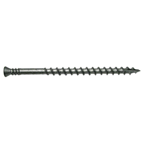 2 1/2" #8 Screws with Trim Head and Extra Coarse Thread, Grey
