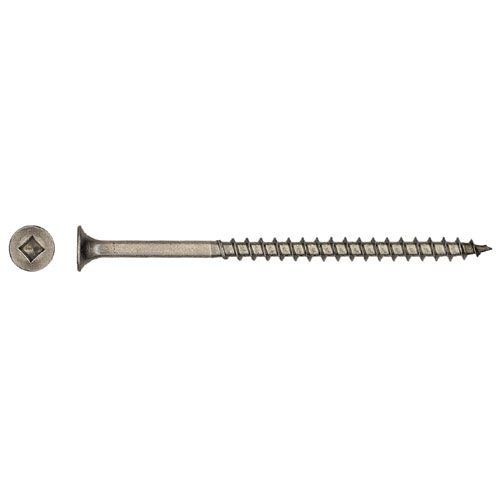 Vis n° 8 de 2 1/2" en acier inoxydable, boîte de 250