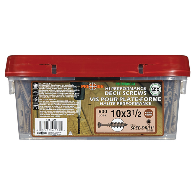 Screws - #10 Deck Screws - Box of 600