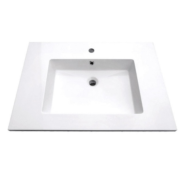 Vanity Countertop - 31" x 22", White