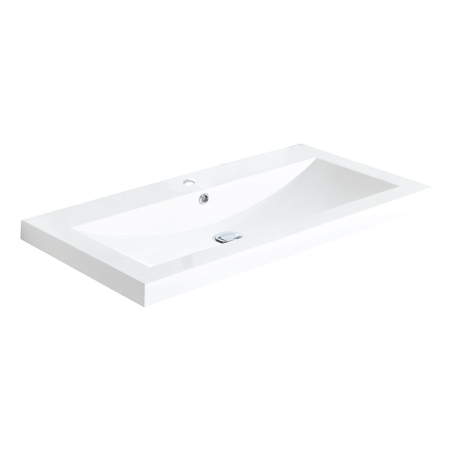 Vanity Countertop - 37" x 22", White