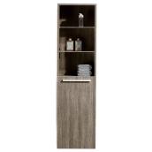 Lingerie, 1 porte, 2 tablettes, mélamine, 59