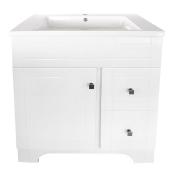 Meuble-lavabo « Mirano », 1 porte et 2 tiroirs, 31