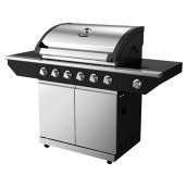 Barbecue au propane, 6 brûleurs, 70 500 BTU, 830 po²