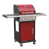 Propane Gas Barbecue - 36,000 BTU - 460 sq. in. - Red