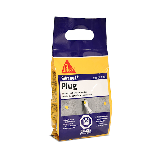 Mortier bouche-fuite instantané, 1 kg