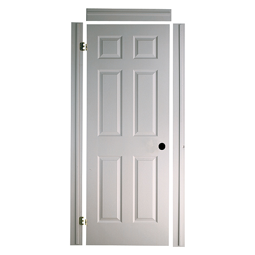 Porte à 6 panneaux «Fast-Fit» 32 x 80 po
