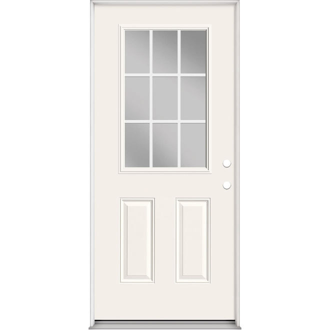 Porte en acier prémontée