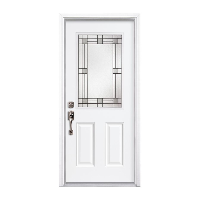 Porte en acier 2 panneaux