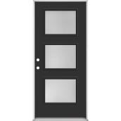 Porte en acier à 3 panneaux, 32