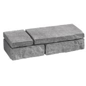 Muret de jardin en béton Townsend, nuance gris