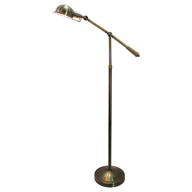 Lampe sur pied ajustable 64,6", bronze