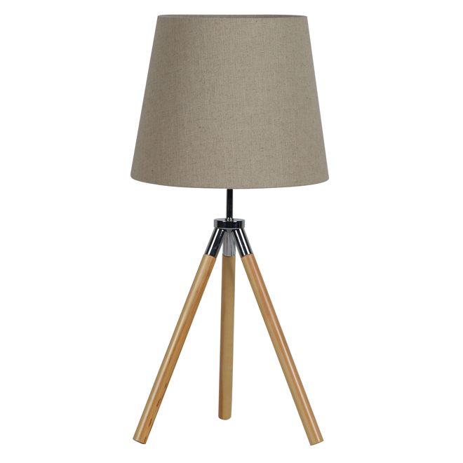 "Tripod" Table Lamp - 22.83" - Natural