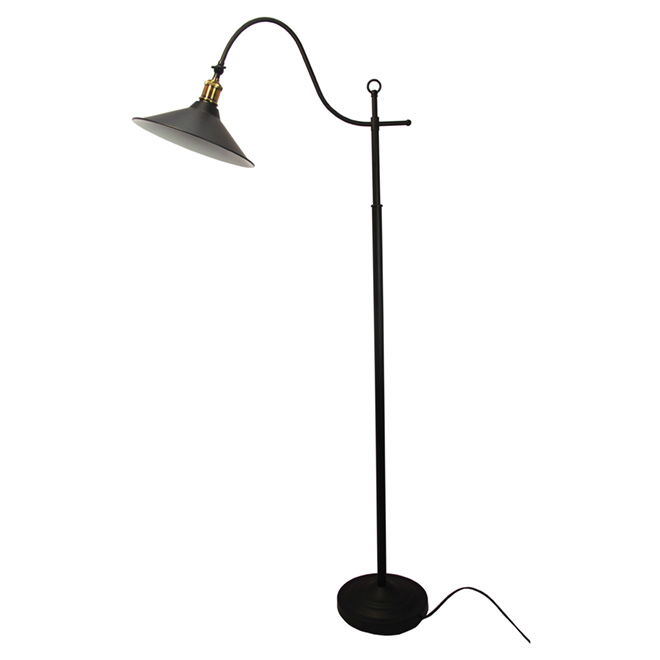 Lampe sur pied 60", noir