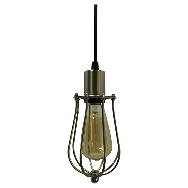 Cage 1-light Pendant - Brushed Nickel