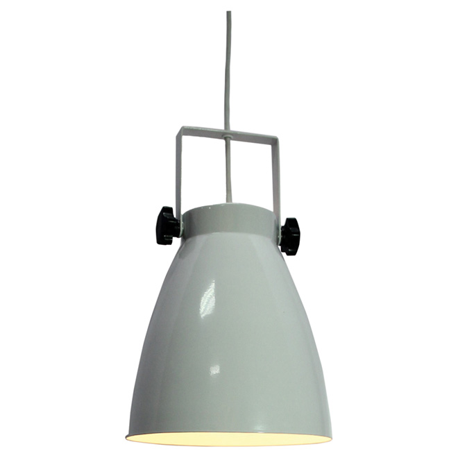 1-Light Pendant Light - 11.02" - White