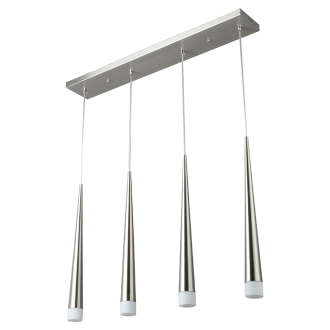 Luminaire suspendu à 4 lumières « Excalibur » - 65 po