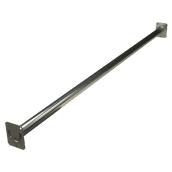 Fluted Adjustable Closet Rod 72
