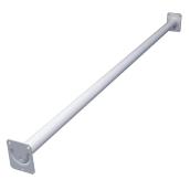 Fluted Adjustable Closet Rod 72