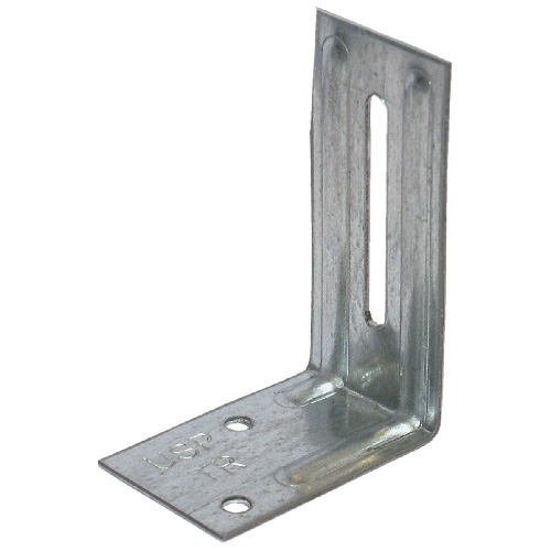 Attache pour toit en acier galvanisé de 1 1/4" x 2" x 2 3/4"