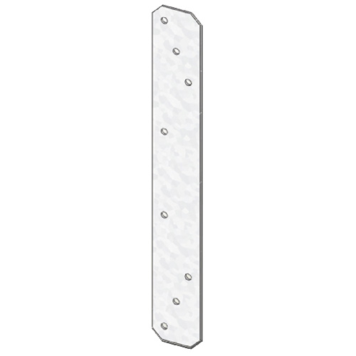 Bande d'acier galvanisé de 1 1/4" x 9", boîte de 50