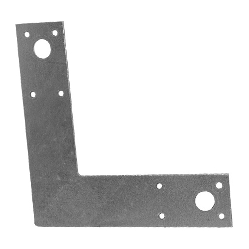 Attache en L en acier de 1 1/2" x 6" x 6", boîte de 20