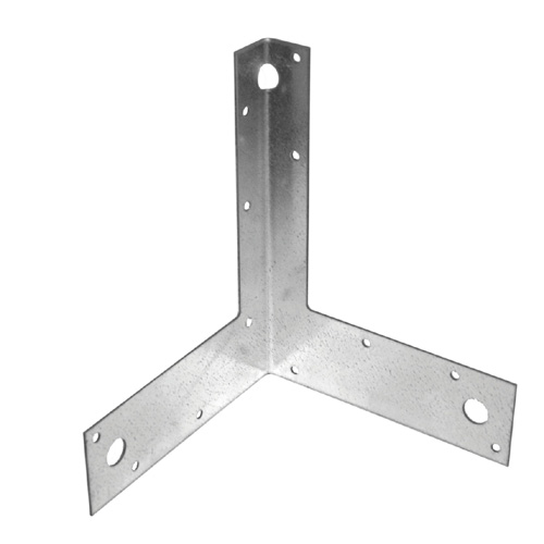 Galvanized Steel Corner Tie 6" x 8" - Box of 25