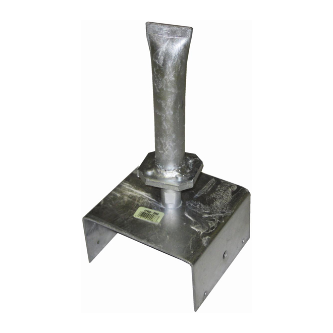 Base de poteau à hauteur réglable « Série APB », 6 x 6 po